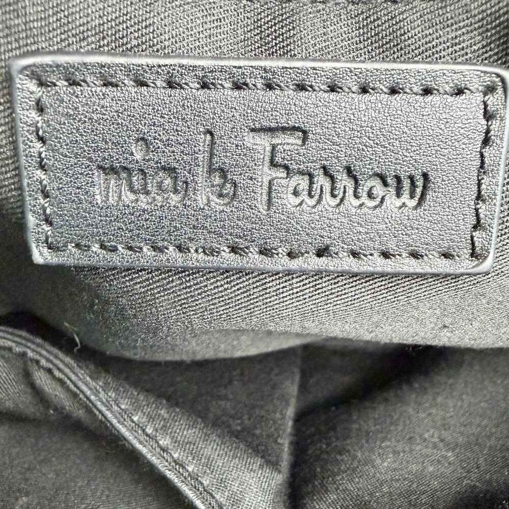 Mia K Farrow MKF Oversized Tote Purse Black Croc Embossed Faux Leather - Picture 6 of 12
